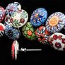 12 x Mix Vintage Look Flower Ceramic Knobs Door Handle Cabinet Drawer Cupboard Pull (FREE POSTAGE) Image 5