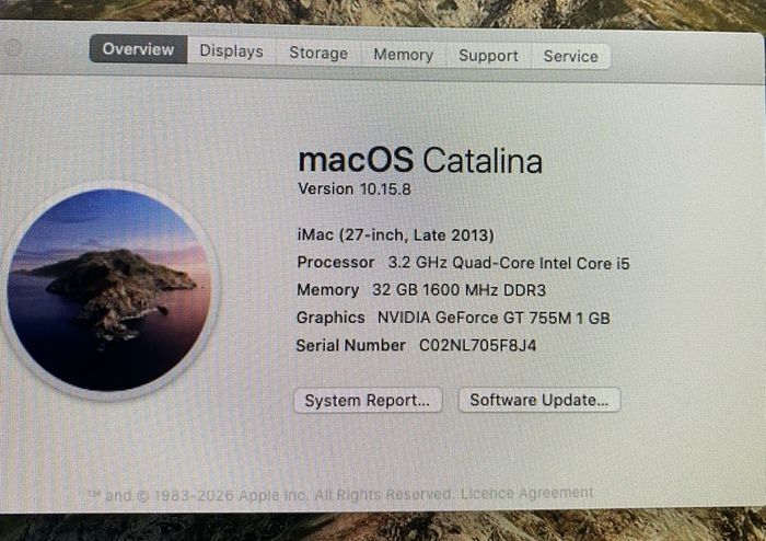 iMac 27" late 2013