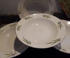 Four Large Pasta Bowls