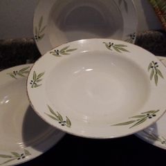 Four Lanrge Pasta Bowls