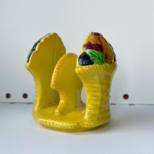 Vintage Carlton Ware Fruit Basket Design Toast/Napkin Rack
