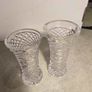 Set Of 2 Small maybe Waterford Crystal Vases Not Stamped In Good Condition. No 30 Image 6