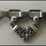 Stella and Dot Vintage Cut Crystal  50 Stone Statement Piece Necklace/Pendant/Choker with Extender Image 5