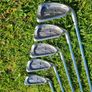 Ping isi-k  3-6-7-8-9 irons golf pride grips metal shafts in excellent condition Image 2