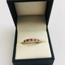 9ct Yellow Gold Ruby & Diamond Eternity Ring Image 2