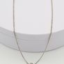 925 Vintage sterling silver necklace with MOP pendant Image 4