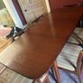 mid century extendable dining table , very good condition Image 2