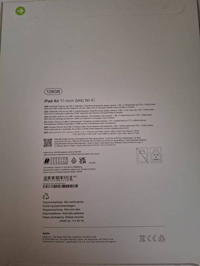 Ipad Air 11 inch (M4) Wifi