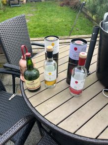 whiskey bottles