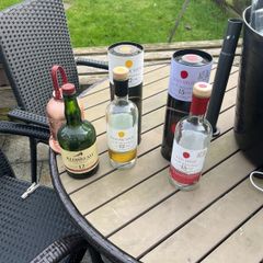 whiskey bottles