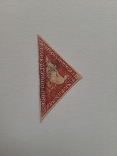 Cape Of Good Hope 1853 One Penny Pale Brick-red