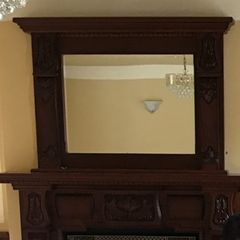fireplace mirror