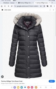 Tommy Hilfiger - Women Tyra Down Coat - Black - Size M UK 10 - BNWT RRP 383