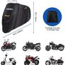 Motorbike Cover Waterproof Motorcycle Cover Outdoor Oxford Fabric XXL Indoor UV Protection Dustproof Windproof for Outside Storage Scooter Cycle Moped Cover 245 x 105 x 125 cm Image 4