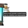 Standing Desk with Power Outlets & Strip Lights, Height Adjustable Image 10