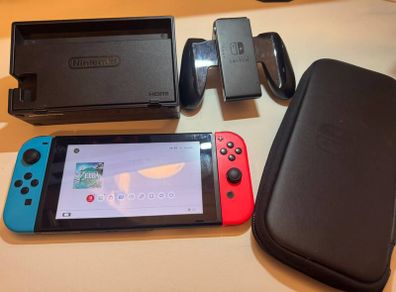 Nintendo Switch Bundle + Zelda Game & Accessories