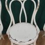 Set of 4 Hofmann Bielitz Bentwood Cafe Chairs, c.1897-1905 - Distressed Cream Image 4