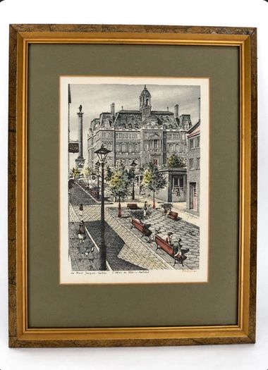 1970s Canadian etchings set of 3