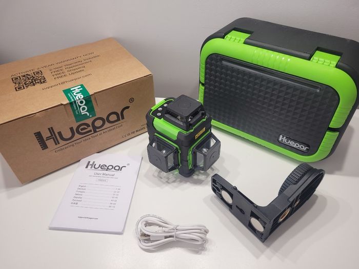 New Huepar 12 lines 3D green laser level