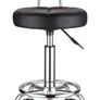 Swivel Stools with Wheels Height Adjustable Rolling Spa Stool Backrest (FREE POSTAGE) Image 2