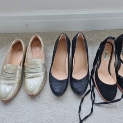 Clarks Shoes 3 pairs as new