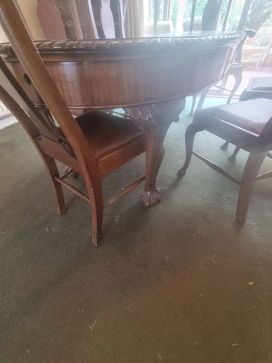 Mohagony Table and Chairs