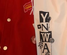 Liverpool x converse varsity jacket