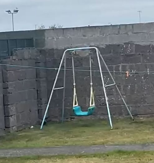 Swing and slide set
