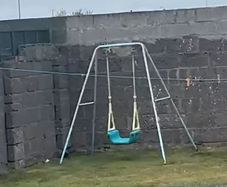 Swing and slide set