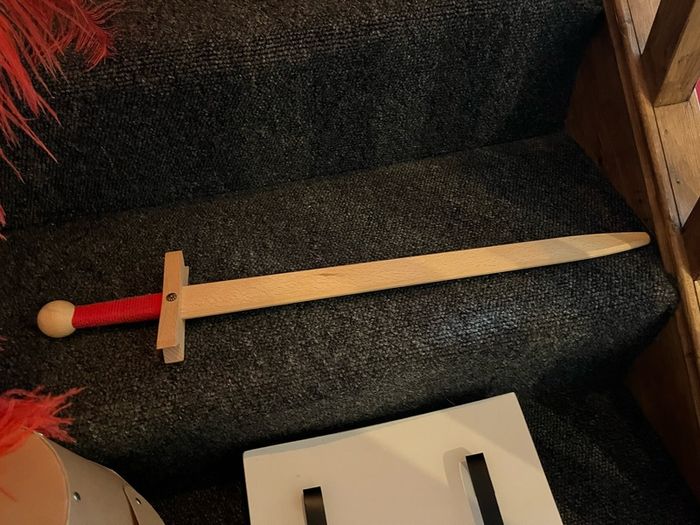 knights Wooden sword and shield with Helmet