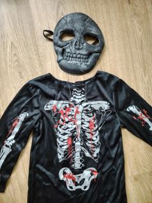 Skeleton Costume  Age 5-6