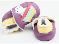 main image for ad Fleece Lined Baby Leather Shoes