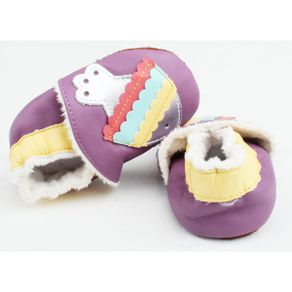 Fleece Lined Baby Leather Shoes