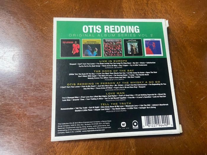 Otis Redding Original Album Series Vol 2 - 5 CD Set