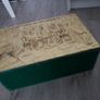 Vintage Brass hammered Storage Box matching magazine box and Brass Pitcher Image 9