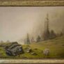 Original Oil Painting- Emerald Silence Image 3