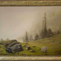 Original Oil Painting-  Emerald Silence
