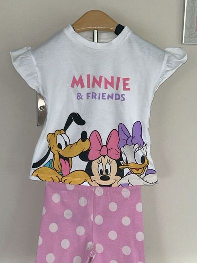 Baby Girls Minnie & Friends T-Shirt and Leggings Age 9-12 months / EU 74cm