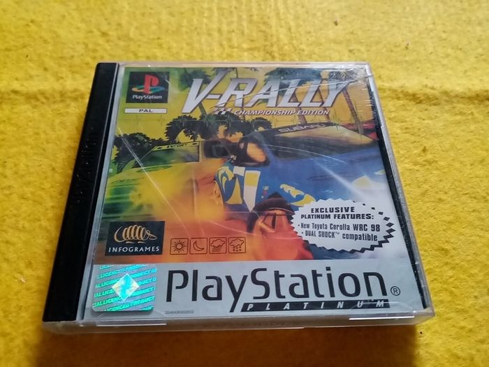 V Rally championships edition PlayStation1 Ps1 PlayStation2 ps2 games Original
