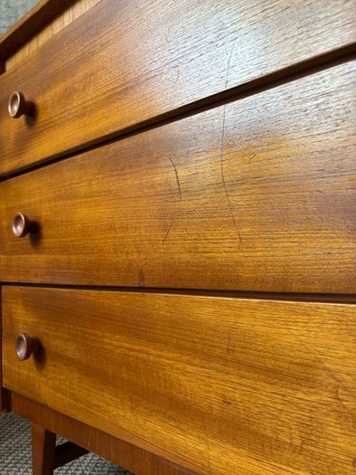 Vintage Retro Mid Century Teak Chest of Drawers