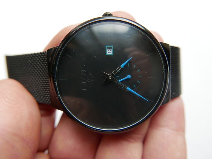 LIGE Mens Quartz Watch slim Stainless steel waterproof Luxury Wristwatch