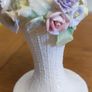 HATHAWAY English Garden Collection One of Bone China Candle Holder Image 5