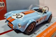 Scalextric Shelby Cobra - Gulf Edition Slot Car  (C4509 TV classic)