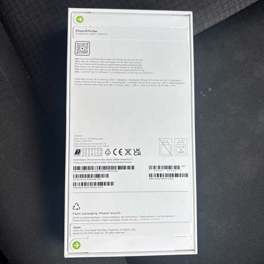 iphone 18 pro max 256gb