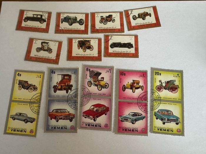 Stamps set - CARS x2