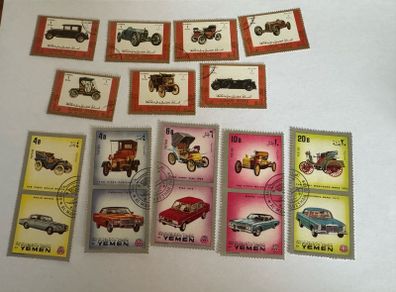 Stamps set - CARS x2