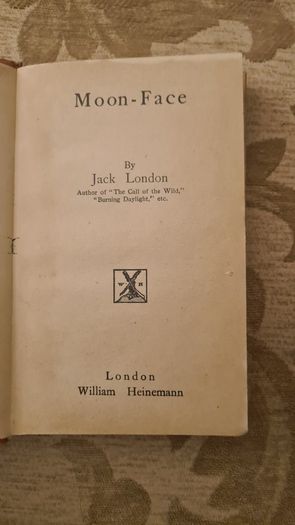 Jack London Books. Moon - Face. And The Valley Of The Moon. Both Hardback In Fair Condition. See Photos.