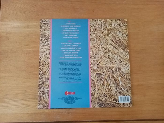 Michael O'Brien. Waiting For You. 1988 Irish Pressing. K-Tel Ireland. LP. Vinyl. Record. Album.
