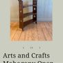 Mahogany bookcase / hobby shelf Image 5