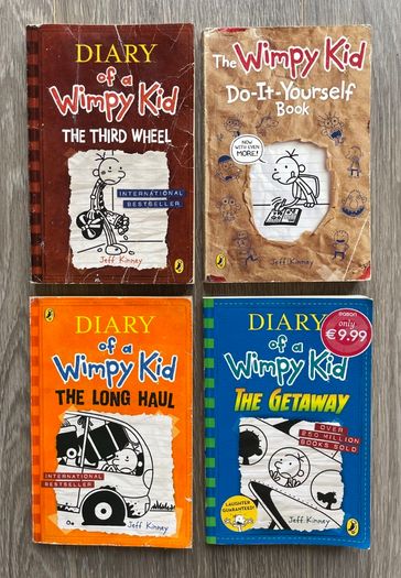 LOTS of Childrens Book Bundles - Football Books, Wimpy Kid, Cat Kid, Skulduggery Pleasant etc